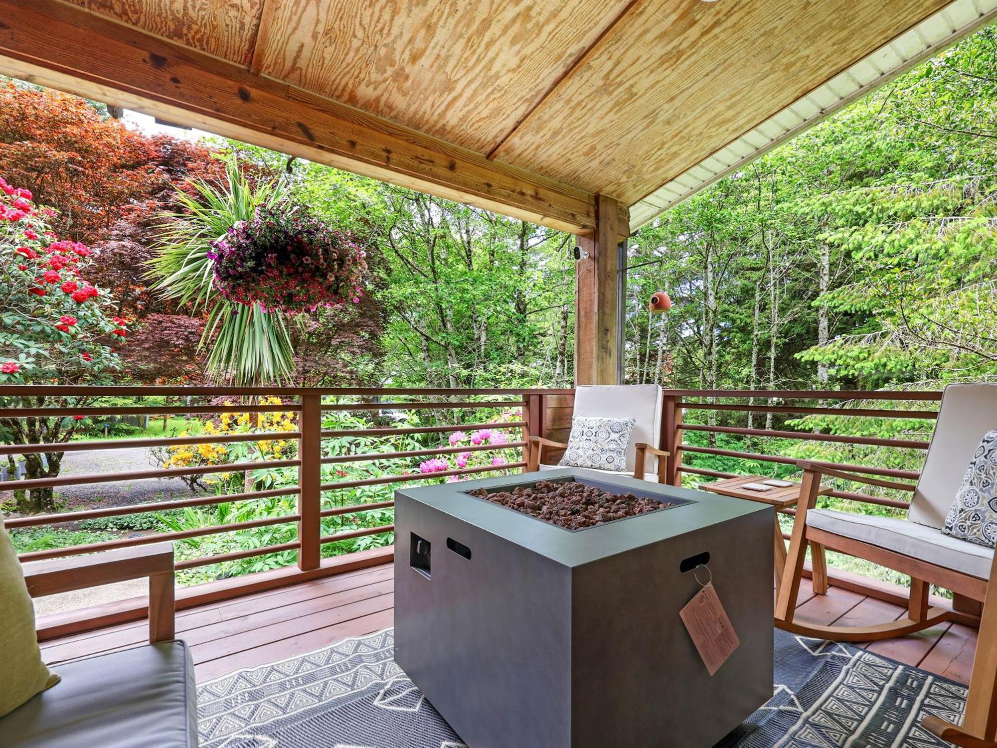 Woods Waves: Luxury Coast Cabin King Beds Pets Tillamook Exterior foto